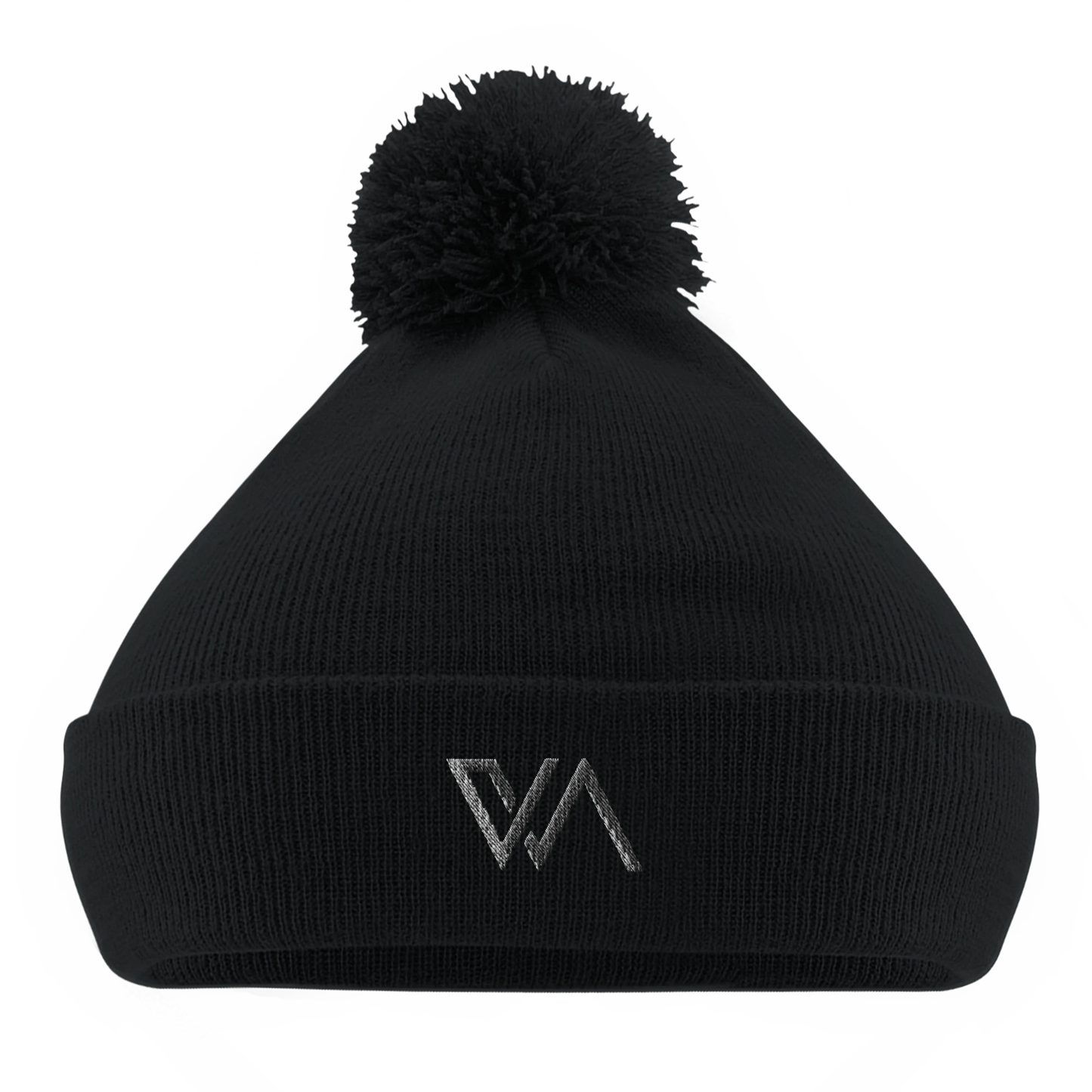Elegante Wintermütze von Vita Novelle in Schwarze aus doppellagigem Strickmaterial